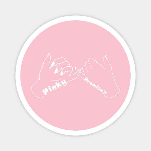 Pinky Promise Magnet by Crystal Tiger Art